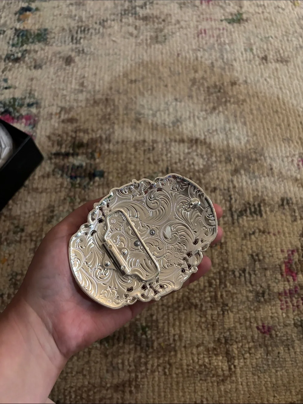 Large Jesus belt buckle